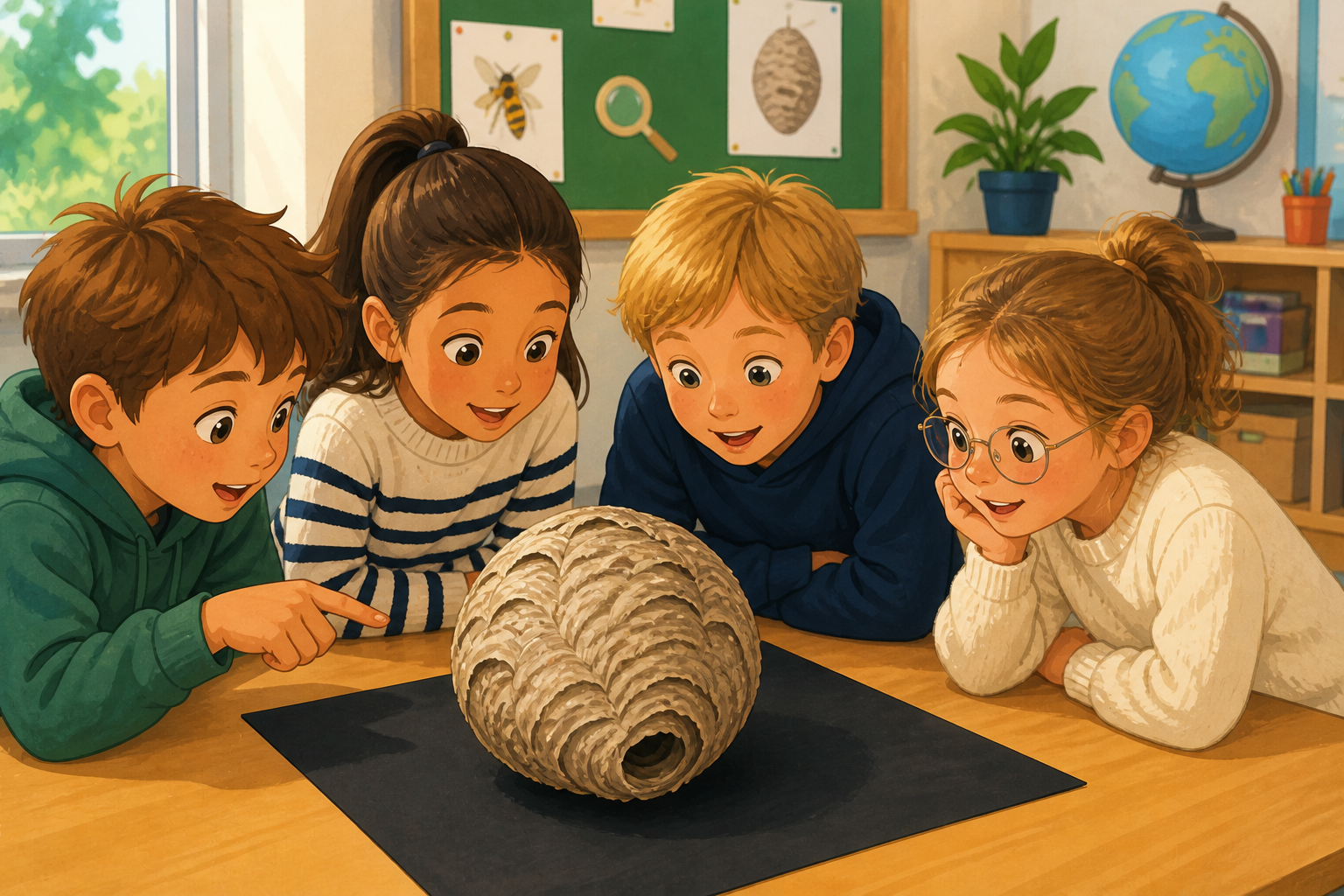lesidee natuuronderwijs wespennest